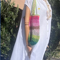 sac anabaum OG Daisy vert et rose avec du doré