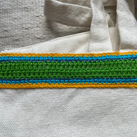 grand sac en coton epais anabaum detail au crochet 2 poches interieures dont une zippée