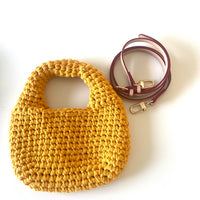 petit sac anabaum Bonbon Jaune avec bandoulière amovible et réglable