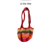 Anabaum sac porté épaule crochet fait main couleur vibe vu à plat