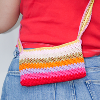 anabaum incy wincy handmade bag sunset colors luxury
