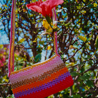 anabaum incy wincy handmade bag sunset colors luxury
