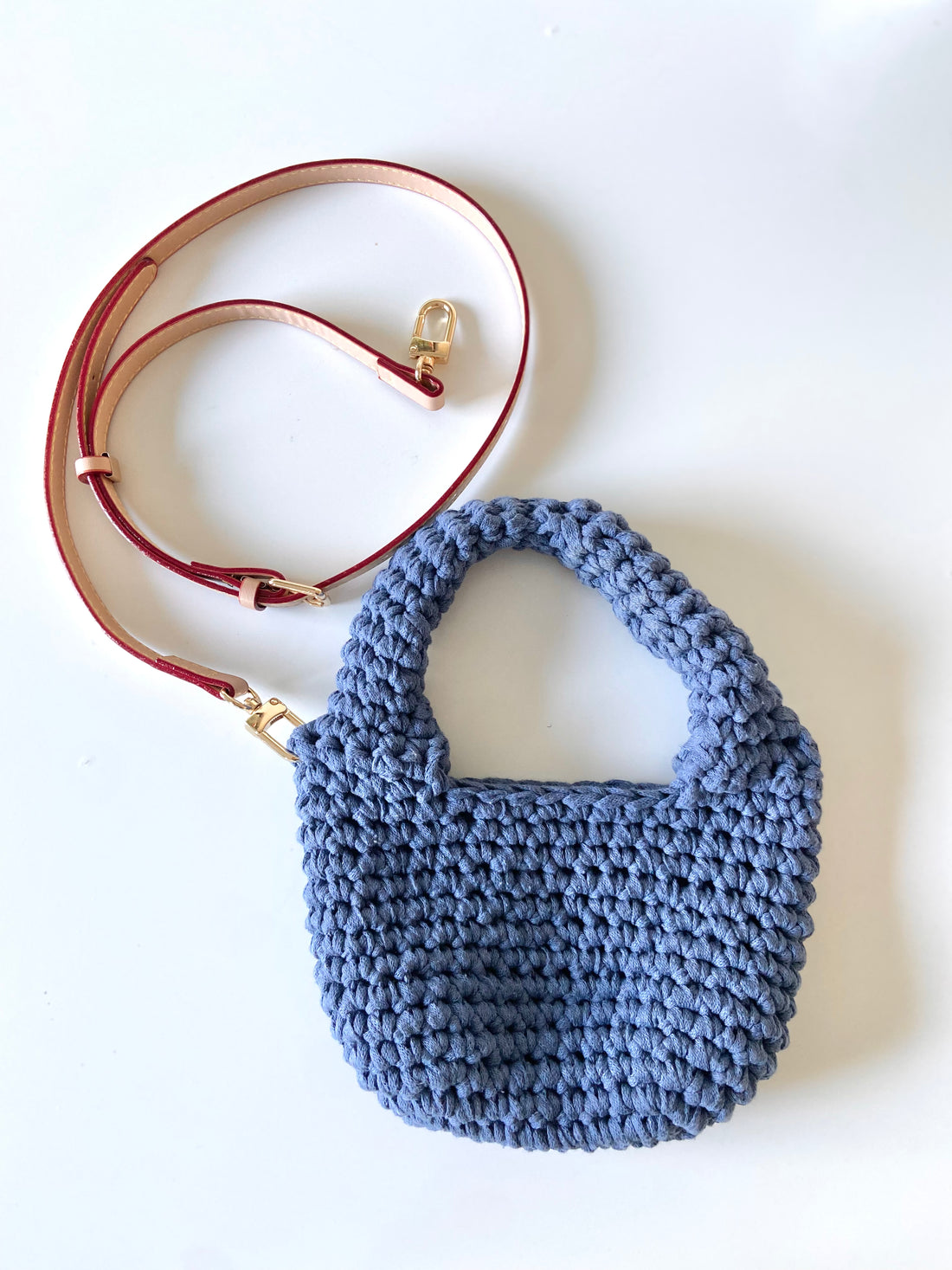 petit sac anabaum Bonbon Jean avec bandoulière amovible et réglable 
