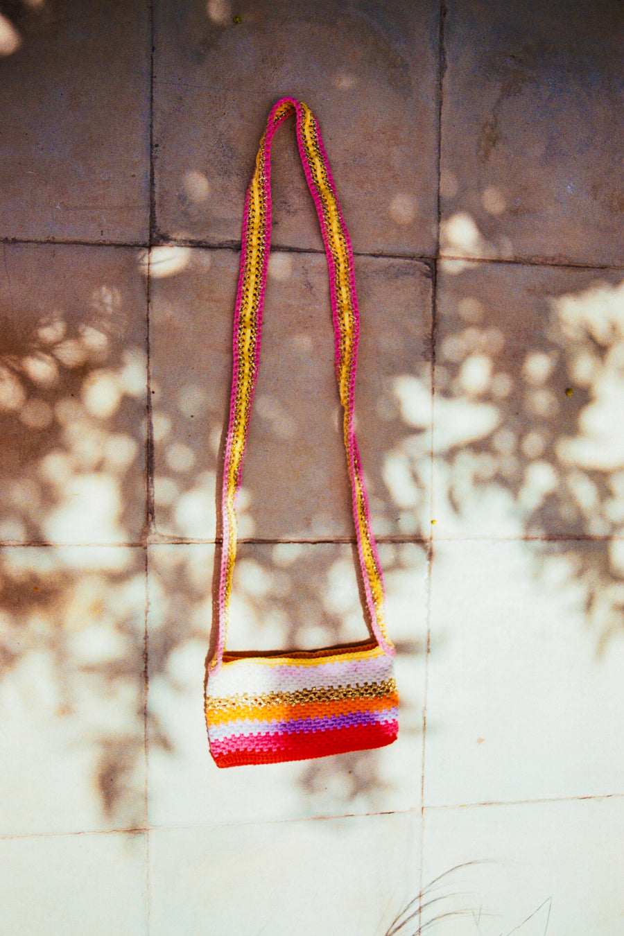 anabaum incy wincy handmade bag sunset colors luxury